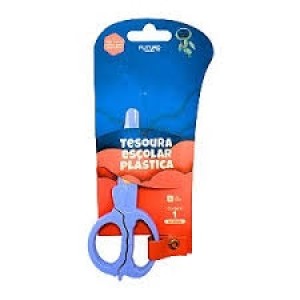 TESOURA PLASTICA ESCOLAR