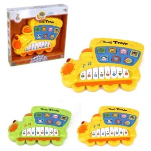 TECLADO MUSICAL A PILHA TRENZINHO