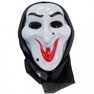 MASCARA CAVEIRA/ BRUXA/ PANICO COM CAPUZ