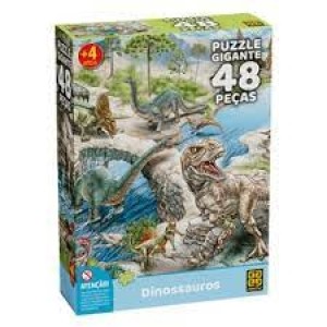 Q. CAB 48 PÇS GIGANTE DINOSSAURO